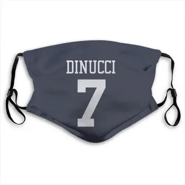 Ben DiNucci Name & Number Game Day V-Neck T-Shirt - Navy - Tshirtsedge