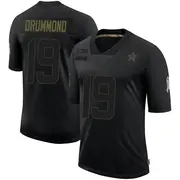 Black Men's Dontario Drummond Dallas Cowboys Limited 2020 Salute To Service Jersey