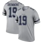 Gray Men's Dontario Drummond Dallas Cowboys Legend Inverted Jersey