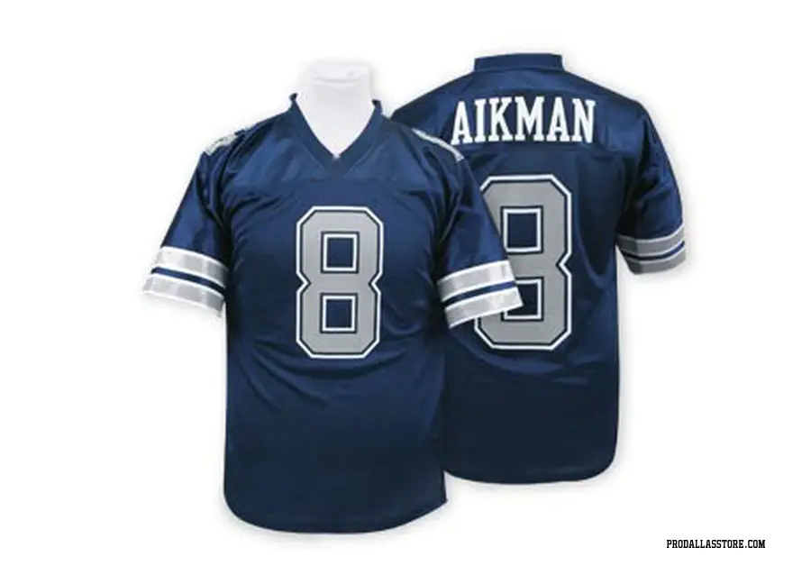 Men's Mitchell & Ness Troy Aikman Navy Dallas Cowboys 1995 Authentic Retired Player Jersey