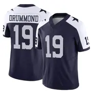 Navy Men's Dontario Drummond Dallas Cowboys Limited Alternate Vapor F.U.S.E. Jersey