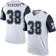 White Youth Josh DeBerry Dallas Cowboys Legend Color Rush Jersey